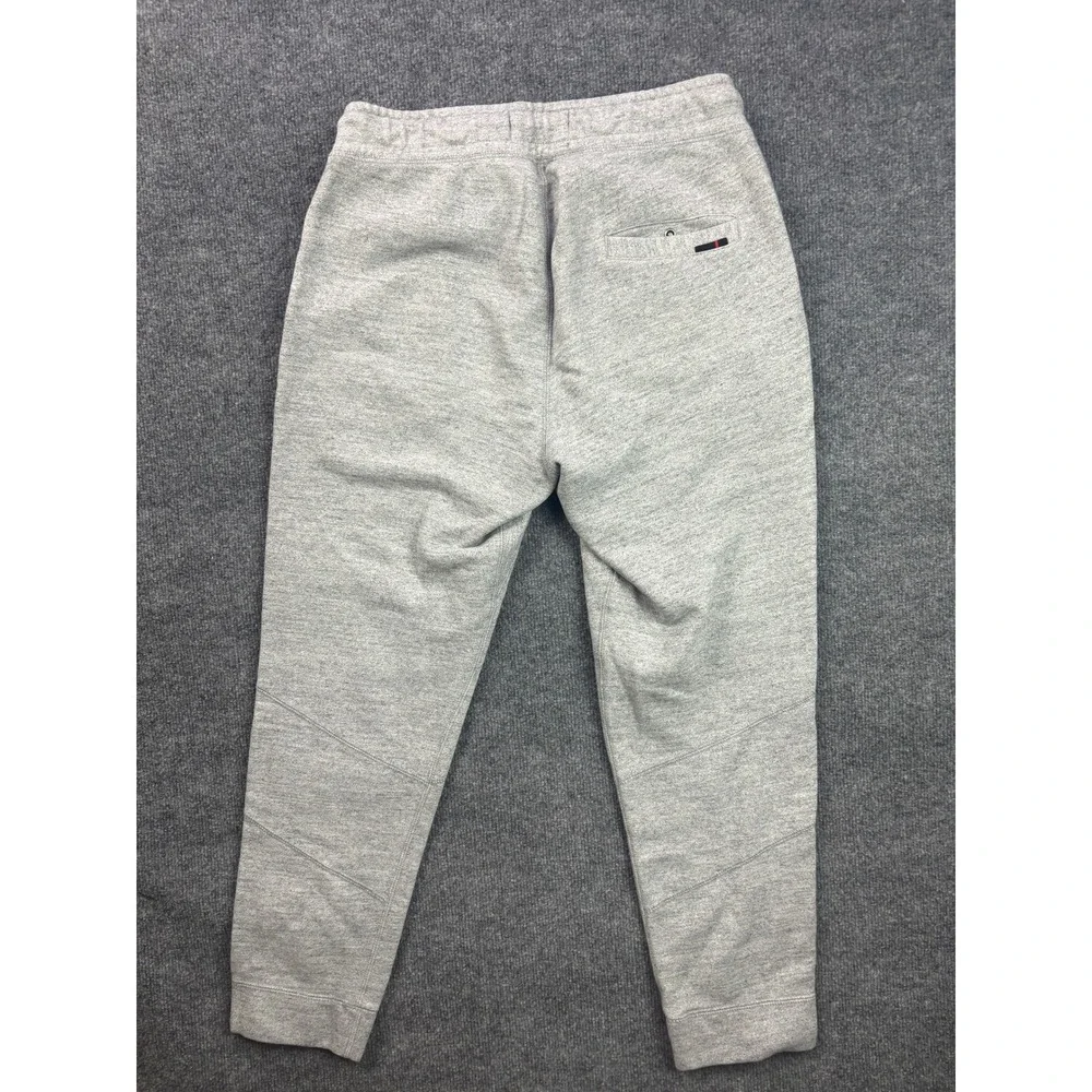 Jordan Sweatpants Mens Large Gray Jumpman Fleece Tapered Joggers 65426